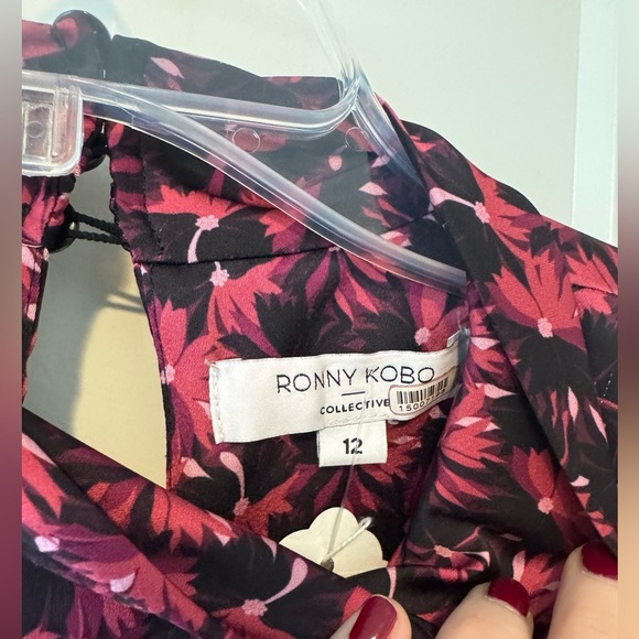 Ronny kobo keyhole Pink Patterned Dress - Picture 10 of 10